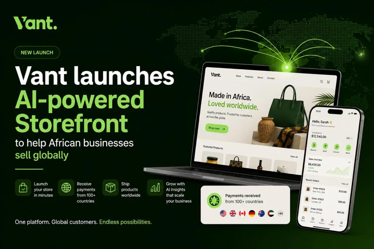 Vant launches AI-powered Storefront to help African businesses sell globally